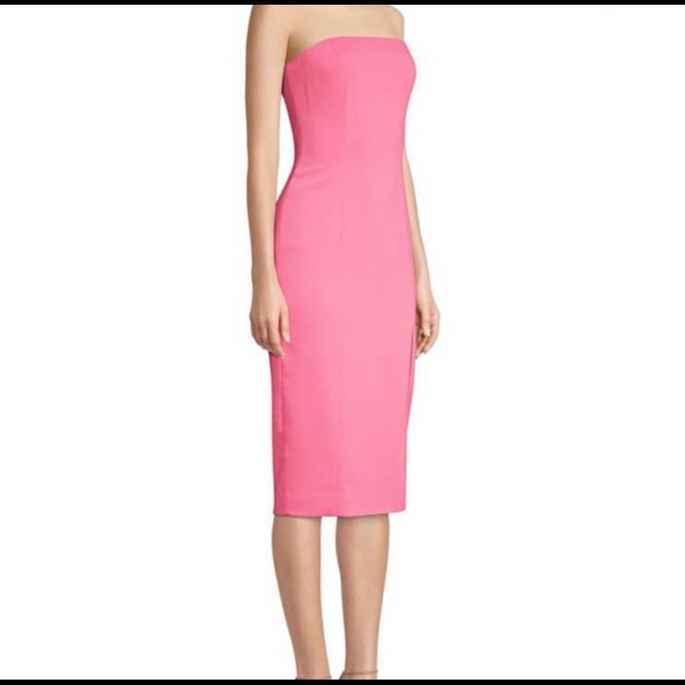 NWT Jay Godfrey Pink Thomson strapless dress 6